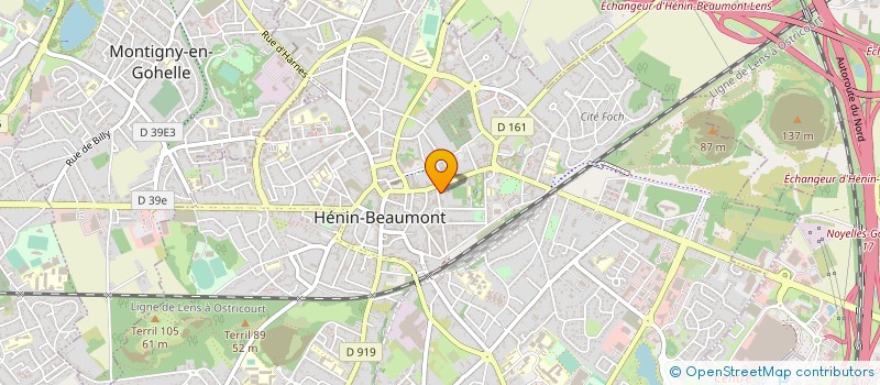 localisation de l'entreprise MONSIEUR MICHEL DELCOURT à HENIN-BEAUMONT