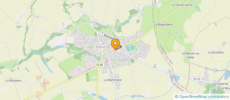 localisation de l'entreprise MONSIEUR MICHEL DELEPIERRE  NIEUL-LE-DOLENT