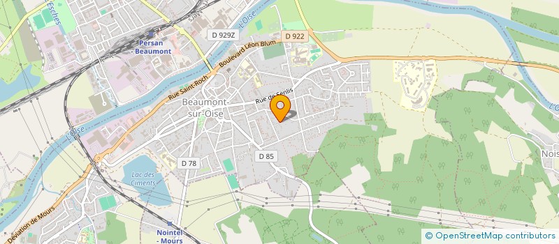 localisation de l'entreprise MONSIEUR MICHEL DELESCLUSE  BEAUMONT-SUR-OISE