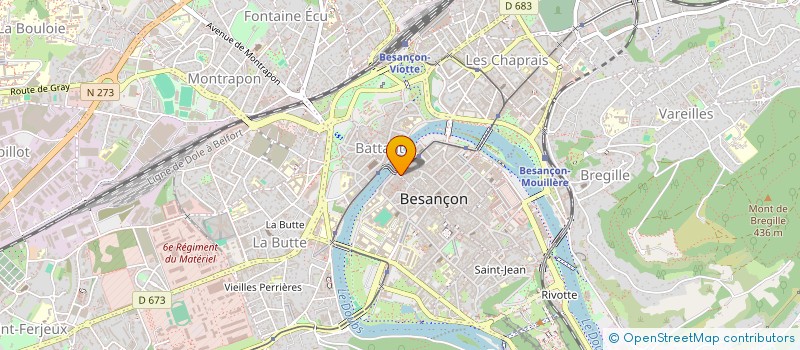localisation de l'entreprise MONSIEUR MICHEL DELEULE à BESANCON