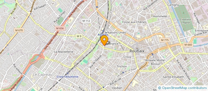 localisation de l'entreprise MONSIEUR MICHEL DELHAYE  ROUBAIX