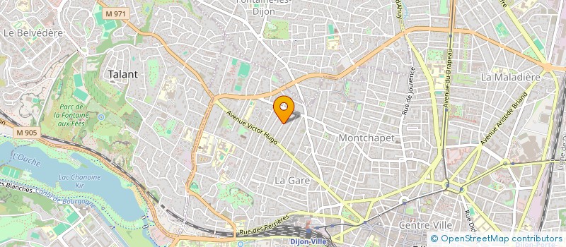 localisation de l'entreprise MONSIEUR MICHEL DELMAS à DIJON