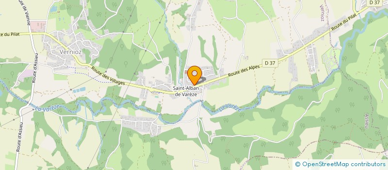 localisation de l'entreprise MONSIEUR MICHEL DELORD  VERNIOZ