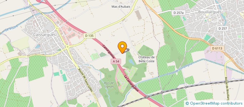 localisation de l'entreprise MONSIEUR MICHEL DELORME  CAISSARGUES