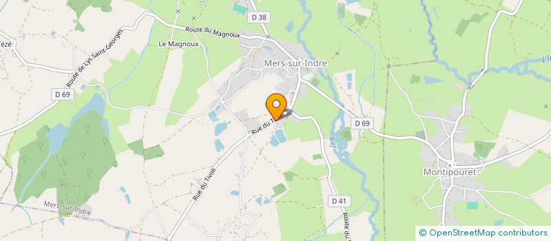 localisation de l'entreprise MONSIEUR MICHEL DELOUP à MERS-SUR-INDRE
