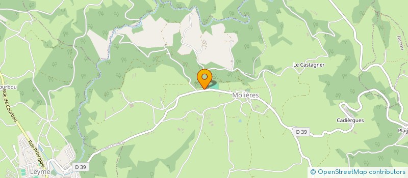 localisation de l'entreprise MONSIEUR MICHEL DELPECH  LE BOURG