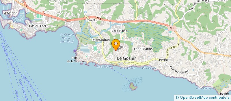 localisation de l'entreprise MONSIEUR MICHEL DELPORTE à LE GOSIER