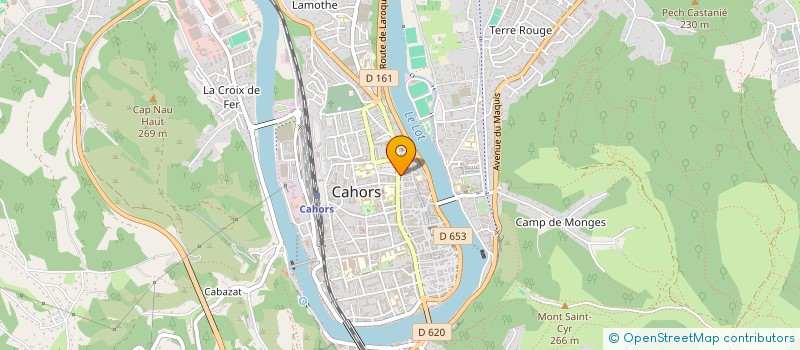 localisation de l'entreprise MONSIEUR MICHEL DELPOUX  CAHORS