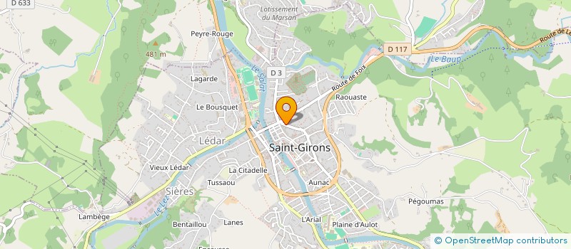 localisation de l'entreprise MONSIEUR MICHEL DELPY  SAINT-GIRONS