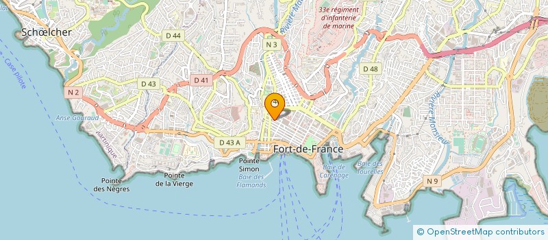 localisation de l'entreprise MONSIEUR MICHEL DELSUC à FORT-DE-FRANCE