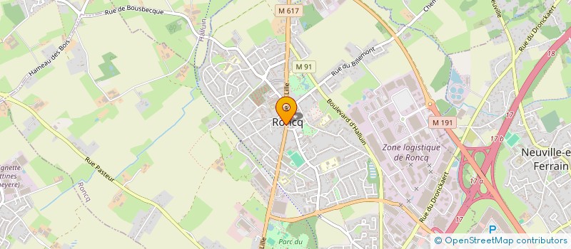 localisation de l'entreprise MONSIEUR MICHEL DELTOUR à RONCQ