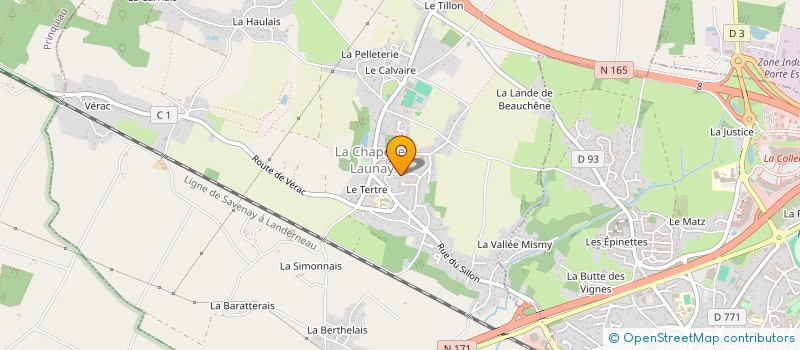 localisation de l'entreprise MONSIEUR MICHEL DELUEN à LA CHAPELLE-LAUNAY