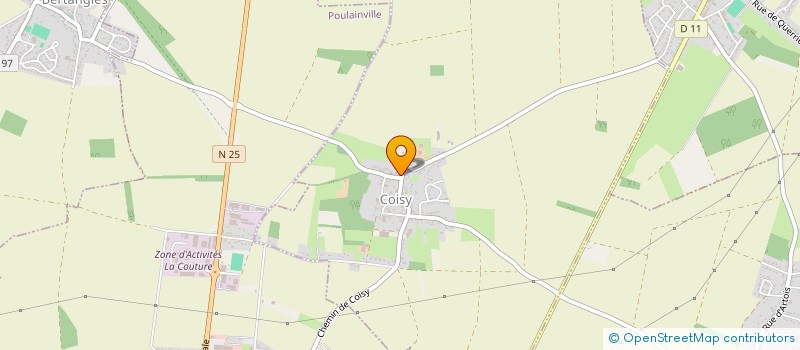 localisation de l'entreprise MONSIEUR MICHEL DELY  COISY