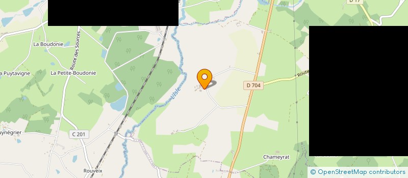 localisation de l'entreprise MONSIEUR MICHEL DEMANUS  LA ROCHE-L'ABEILLE