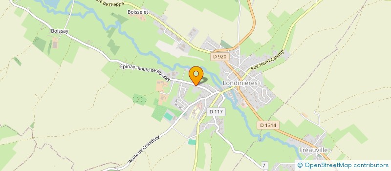 localisation de l'entreprise MONSIEUR MICHEL DEMARAIS  LONDINIERES