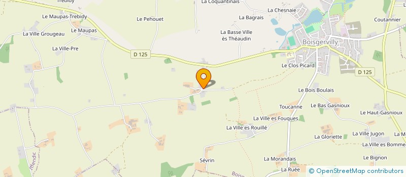 localisation de l'entreprise MONSIEUR MICHEL DEMAY  BOISGERVILLY