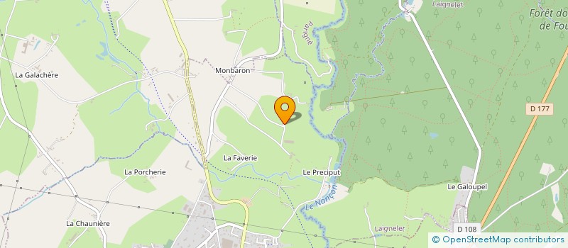 localisation de l'entreprise MONSIEUR MICHEL DEMAZEL  LA CHAPELLE FLEURIGNE