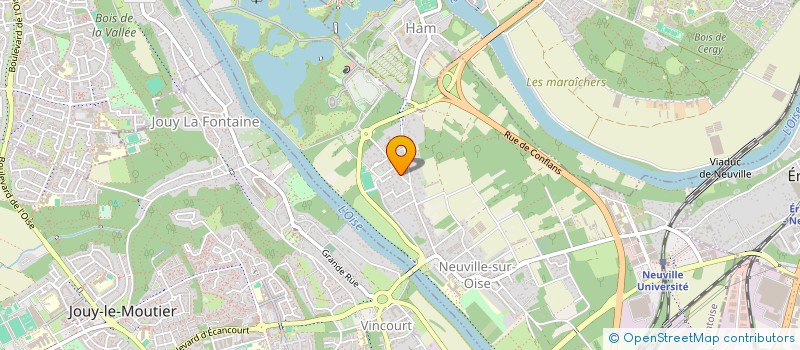 localisation de l'entreprise MONSIEUR MICHEL DEMAZIERE  NEUVILLE-SUR-OISE