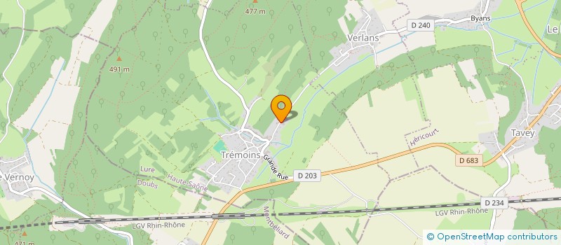 localisation de l'entreprise MONSIEUR MICHEL DEMET  TREMOINS