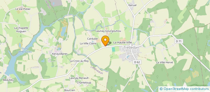 localisation de l'entreprise MONSIEUR MICHEL DEMEURANT à TREBEDAN