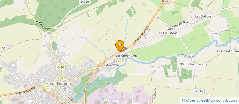 localisation de l'entreprise MONSIEUR MICHEL DEMOND à SAINT FLORENTIN