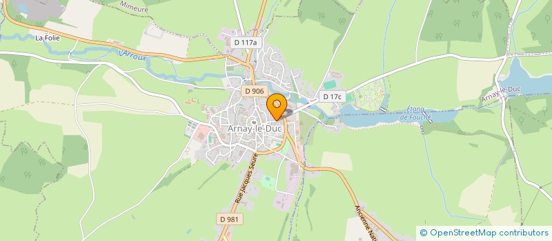 localisation de l'entreprise MONSIEUR MICHEL DEMONTEIX  ARNAY-LE-DUC