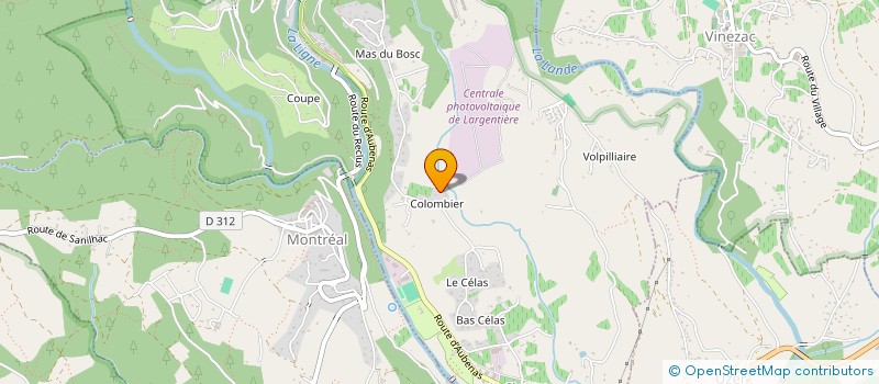 localisation de l'entreprise MONSIEUR MICHEL DEMOULIN à LARGENTIERE