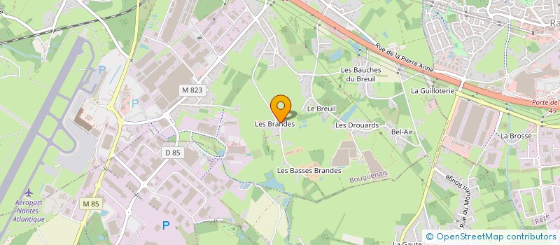 localisation de l'entreprise MONSIEUR MICHEL DENIAU à BOUGUENAIS