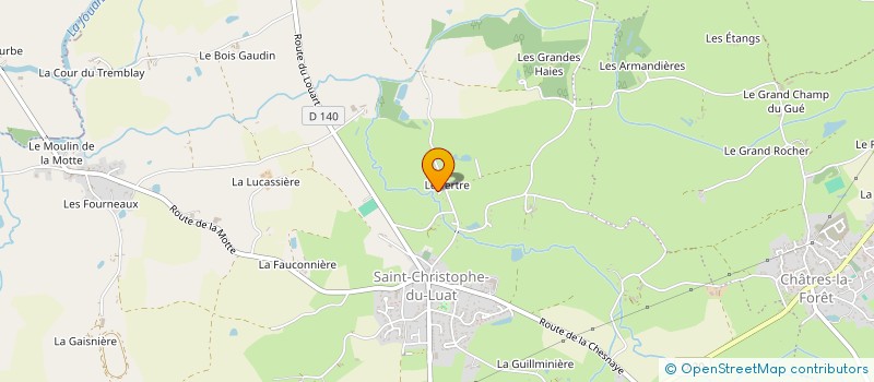 localisation de l'entreprise MONSIEUR MICHEL DENIER  MONTSURS