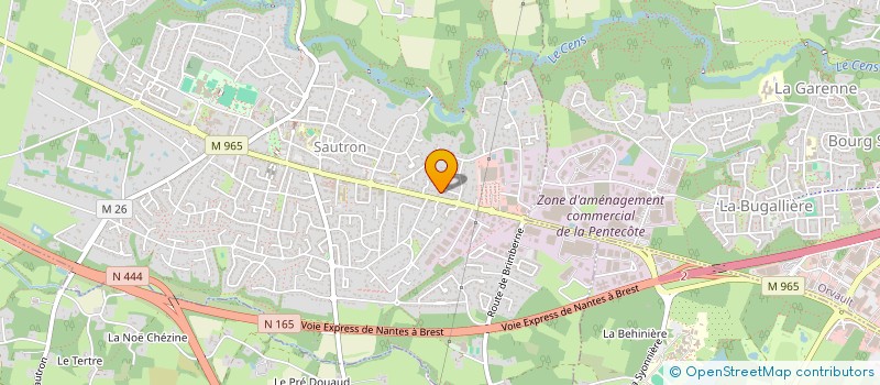 localisation de l'entreprise MONSIEUR MICHEL DENIEUL à SAUTRON