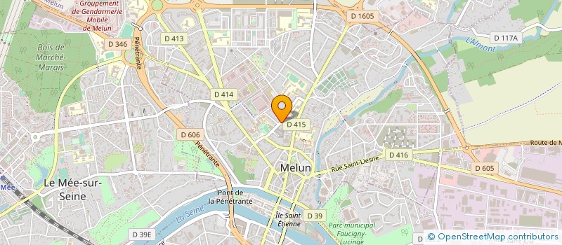 localisation de l'entreprise MONSIEUR MICHEL DENIL  MELUN