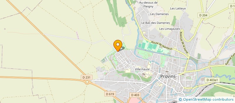 localisation de l'entreprise MONSIEUR MICHEL DENIS  PROVINS