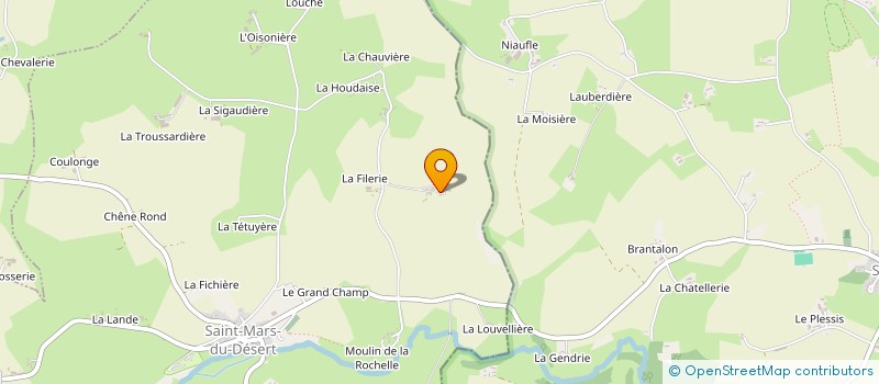 localisation de l'entreprise MONSIEUR MICHEL DENIS  SAINT-MARS-DU-DESERT