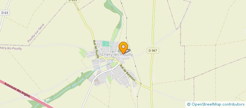 localisation de l'entreprise MONSIEUR MICHEL DENIZART  CHERY-LES-POUILLY