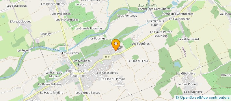 localisation de l'entreprise MONSIEUR MICHEL DEPLAIX à LIGNIERES-DE-TOURAINE
