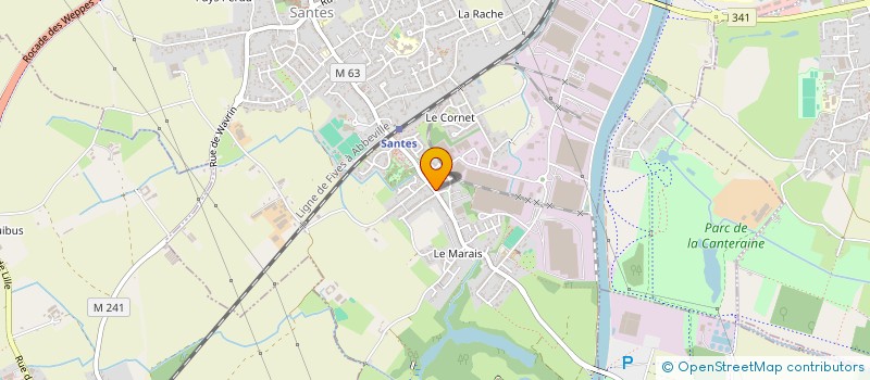 localisation de l'entreprise MONSIEUR MICHEL DEPLANO  SANTES