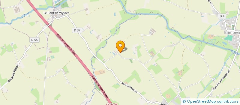 localisation de l'entreprise MONSIEUR MICHEL DEQUIDT  HERZEELE