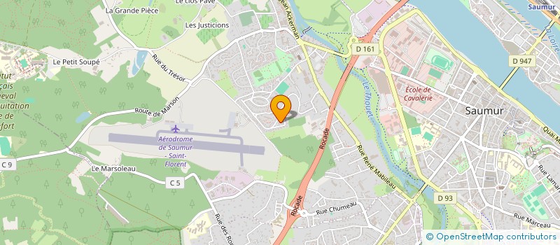 localisation de l'entreprise MONSIEUR MICHEL DERBANNE  SAUMUR