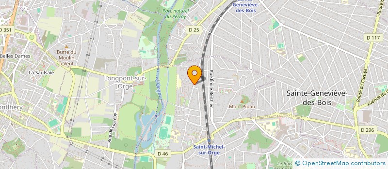 localisation de l'entreprise MONSIEUR MICHEL DEREGNAUCOURT  SAINT-MICHEL-SUR-ORGE