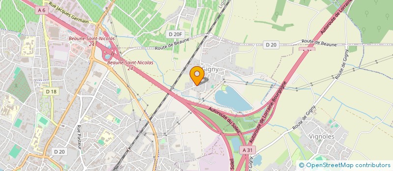 localisation de l'entreprise MONSIEUR MICHEL DEREUCK  MONTAGNY-LES-BEAUNE