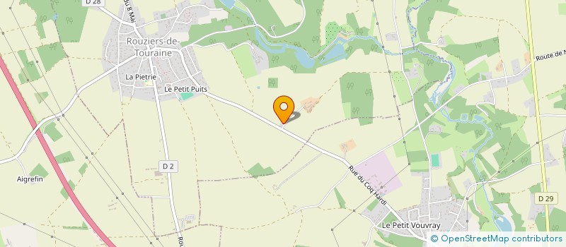 localisation de l'entreprise MONSIEUR MICHEL DERIEUX à ROUZIERS-DE-TOURAINE
