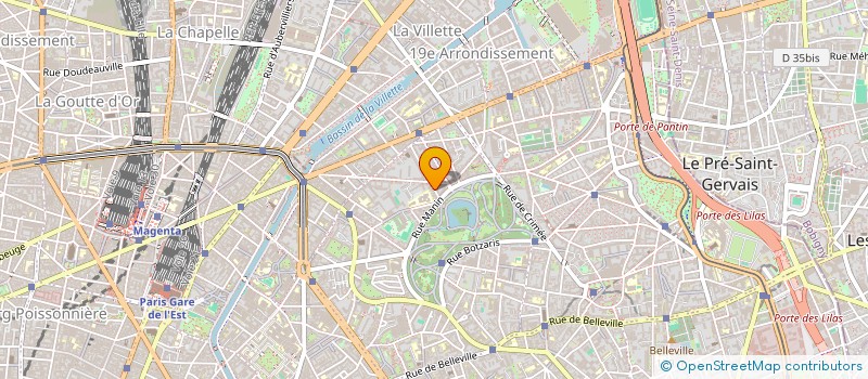 localisation de l'entreprise MONSIEUR MICHEL DERLIQUE  PARIS