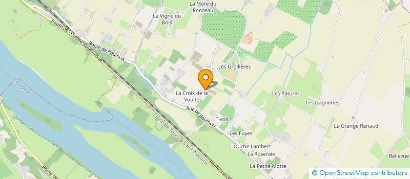 localisation de l'entreprise MONSIEUR MICHEL DEROUARD  SAUMUR