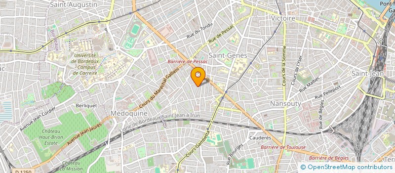 localisation de l'entreprise MONSIEUR MICHEL DESBORDES  TALENCE