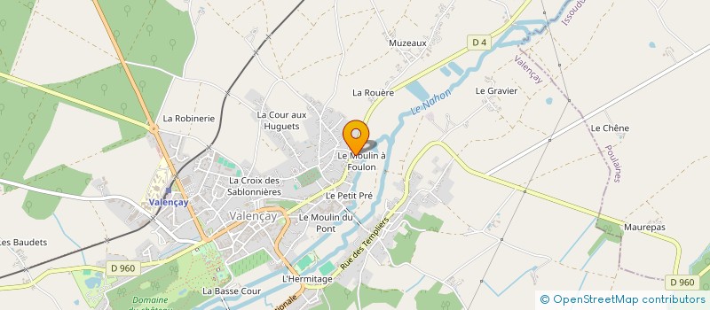localisation de l'entreprise MONSIEUR MICHEL DESBRAIS à VALENCAY