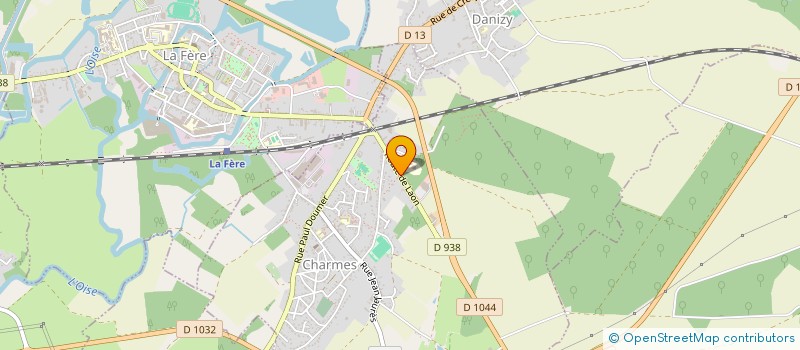 localisation de l'entreprise MONSIEUR MICHEL DESCAMPS  CHARMES