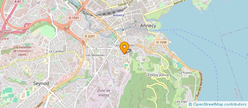 localisation de l'entreprise MONSIEUR MICHEL DESCARREGA  ANNECY