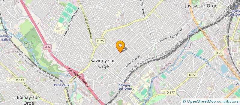 localisation de l'entreprise MONSIEUR MICHEL DESCHAMPS à SAVIGNY SUR ORGE