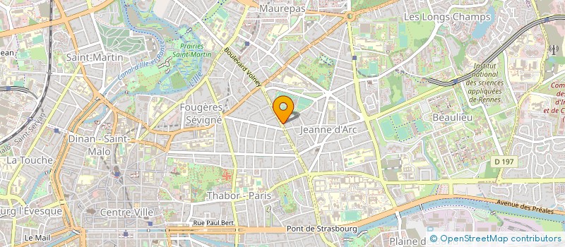 localisation de l'entreprise MONSIEUR MICHEL DESEVEDAVY à RENNES