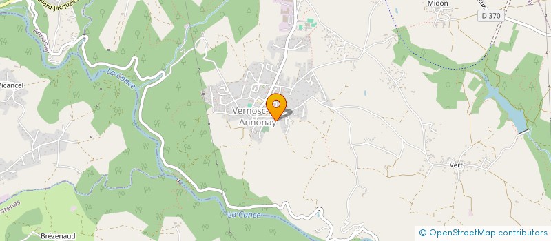 localisation de l'entreprise MONSIEUR MICHEL DESGLENE  VERNOSC-LES-ANNONAY